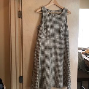 LOFT Black and White Dress